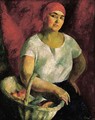 Portrait of Ilona Dajbukat 1925 - Karoly Patko