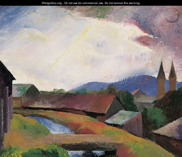 Felsobanya Landscape 1925 - Karoly Patko
