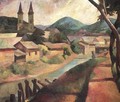 View of Felsobanya 1925 - Karoly Patko