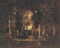 Autumnal Mood Inside of Forest c. 1875 - László Paal