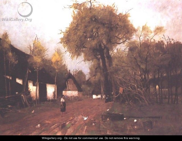 Street of Berzova 1871 - László Paal
