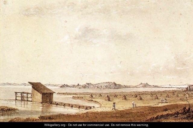 The Lake Balaton at Fured 1821 - Andras Petrich