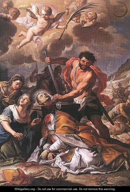Martyrdom of Saint Januarius 1727 - Girolamo Pesce