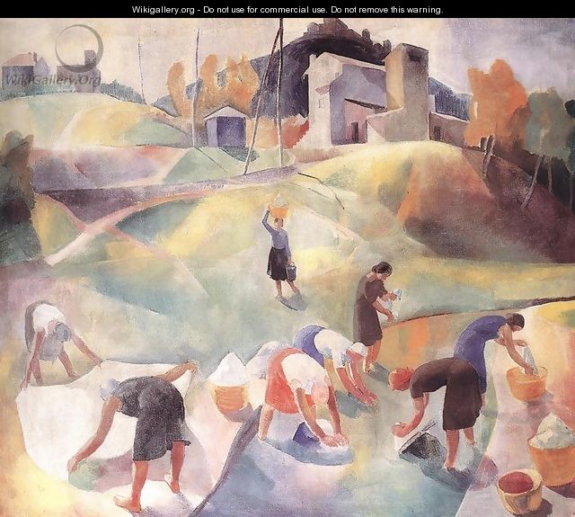 Washer-women 1930 - Karoly Patko