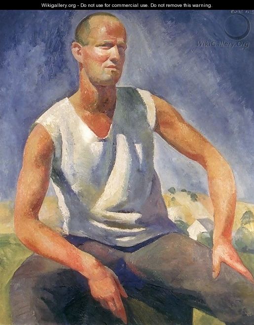 Self-portrait 1928 - Karoly Patko