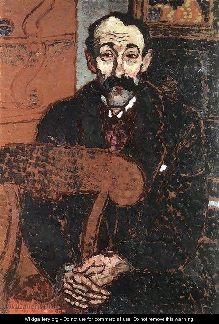 Portrait of Pianist Riccardo Vines Roda 1914 - Jozsef Rippl-Ronai