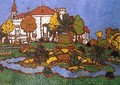 Mansion at Geszt 1912 - Jozsef Rippl-Ronai