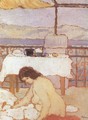 Nude on a Balcony 1909 - Jozsef Rippl-Ronai