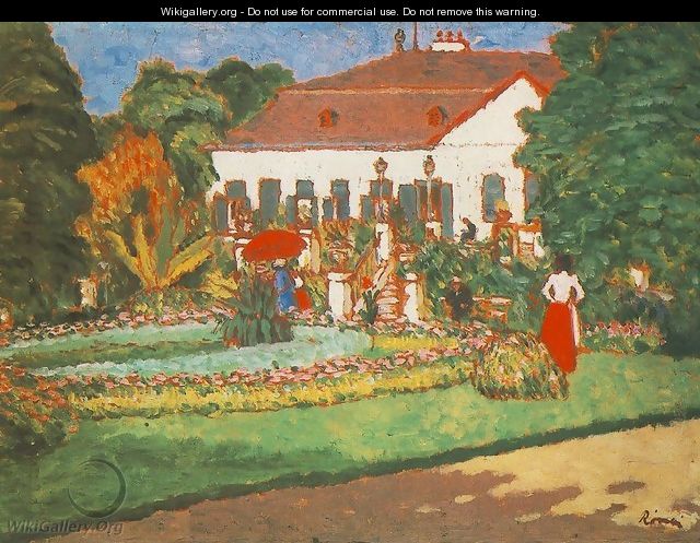 Manor-house at Kortvelyes 1907 - Jozsef Rippl-Ronai
