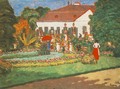 Manor-house at Kortvelyes 1907 - Jozsef Rippl-Ronai