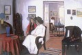 White Wall, Brown Furniture 1903 - Jozsef Rippl-Ronai