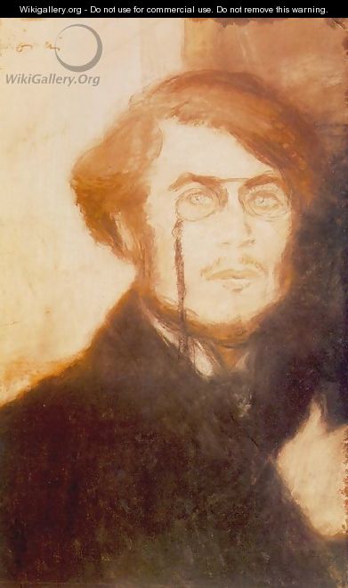 Portrait of Pierre Bonnard 1897 - Jozsef Rippl-Ronai