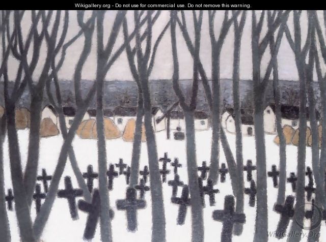 Cemetery in the Great Plain 1894 - Jozsef Rippl-Ronai