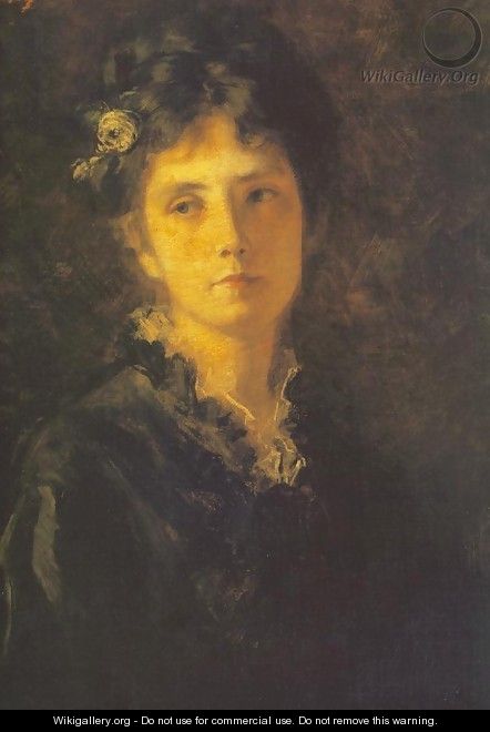 Miss Mesterhazy c. 1875 - Bertalan Szekely