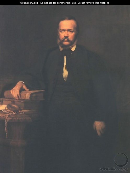 Portrait of Laszlo Szalay 1864 - Bertalan Szekely