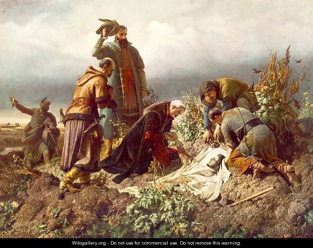 Discovery of the Body of King Louis the Second 1860 - Bertalan Szekely