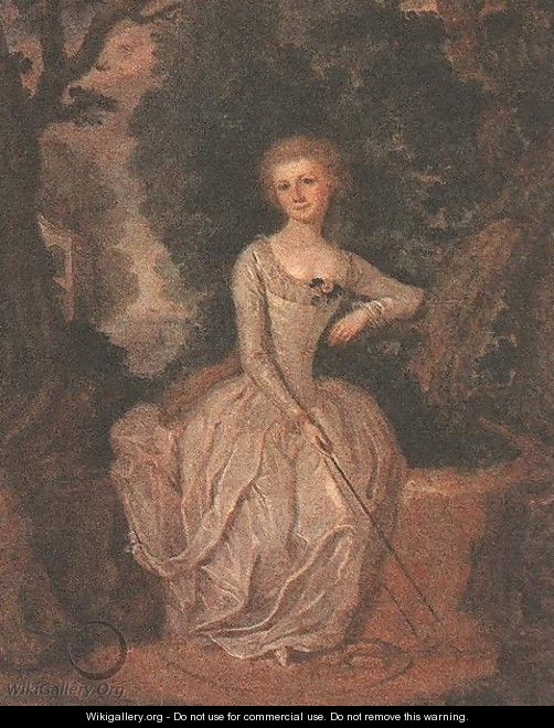 Portrait of a Woman 1793 - Janos Marton Stock