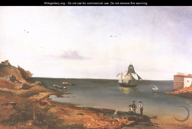 Landscape with Sea 1841 - Floris Romer
