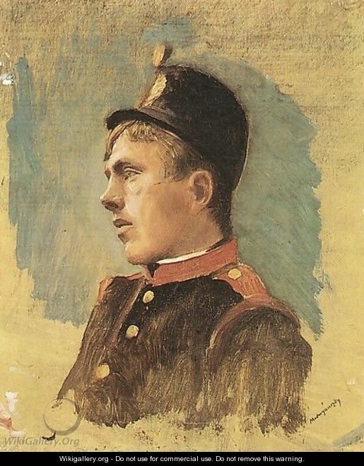 Head of a Soldier c. 1915 - Laszlo Mednyanszky