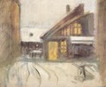 House at Dusk c. 1910 - Laszlo Mednyanszky
