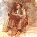 Sitting Tramp 1906-10 - Laszlo Mednyanszky