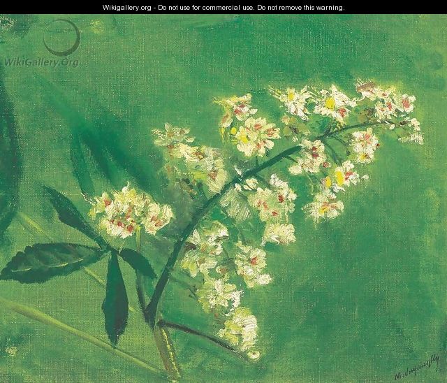 Chestnut Flower - Laszlo Mednyanszky