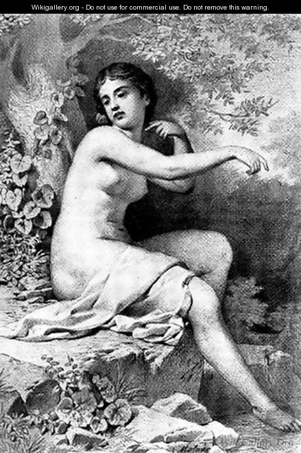 Bathing Woman 1865 - Jozsef Molnar