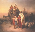Abrahams Journey from Ur to Canaan 1850 - Jozsef Molnar