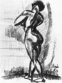 Standing Nude 1913 - Jozsef Nemes Lamperth