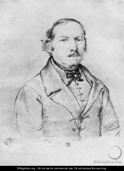 Portrait of the Father of Sandor Petofi - Soma Orlai Petrich