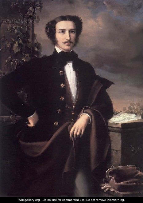 Portrai of Tamas Nadasdy 1858 - Soma Orlai Petrich