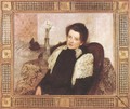 Portrait of the Artists Wife 1896 - Aladar Korosfoi-Kriesch