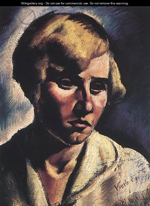 Portrait of a Woman c. 1921 - Erzsebet Korb