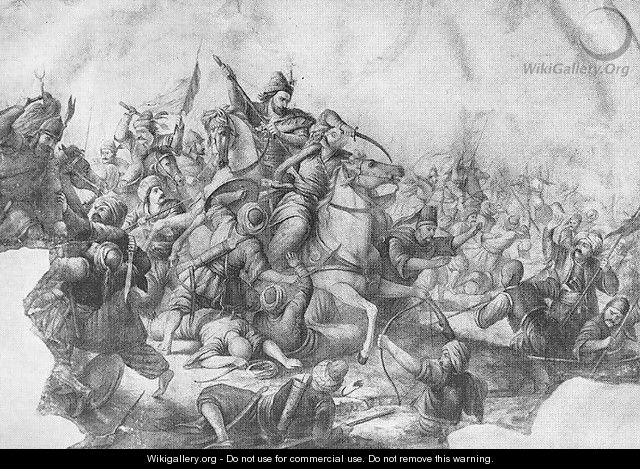 Battle Scene 1856-60 - Balint Kiss