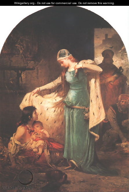 Saint Elisabeth of Hungary 1882 - Sandor Liezen-Mayer