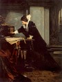 Queen Elisabeth Signs the Condemnation to Death to Mary Stuart 1879 - Sandor Liezen-Mayer