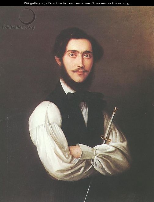 Portrait of Ferenc Friedrich 1837 - Jakab Marastoni