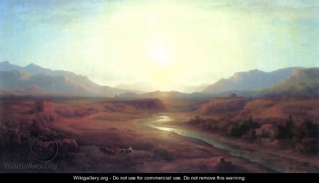 Italian Landscape 1873 - Antal Ligeti