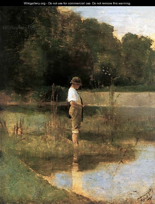 Angler 1890 - Laszlo Mednyanszky