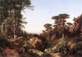 Forest Scene at Ailo in Corsica 1870s - Karoly Marko