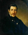 Portrait of the Author Alexander Sukhowo-Kobylin 1817-1903 - Vasili Andreevich Tropinin