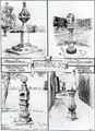Sundials Pitmedden, Duthie Park, Aberdeen, Woodhouselee and Stobhall, Perthshire, c.1900 - Harry Inigo Triggs
