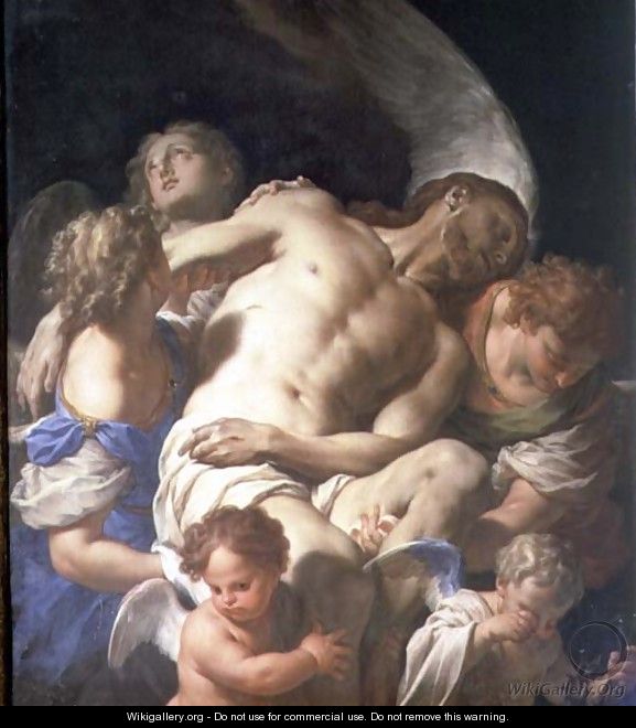 The Body of Christ Supported by Angels, c.1705-10 - Francesco Trevisani