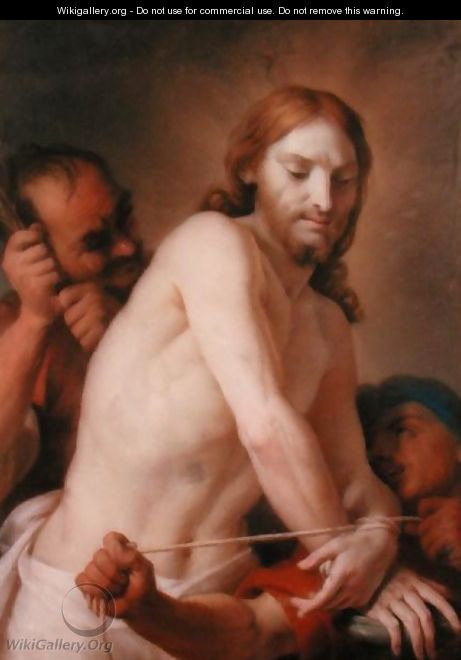 Christ being prepared for the Flagellation - Francesco Trevisani
