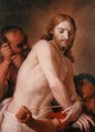 Christ being prepared for the Flagellation - Francesco Trevisani