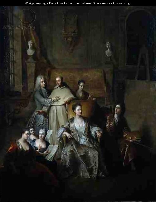 The Artist and his Family, c.1708 - Francois de Troy