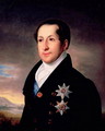 Portrait of Prince Sergej Golitsyn 1774-1859, post 1828 - Vasili Andreevich Tropinin