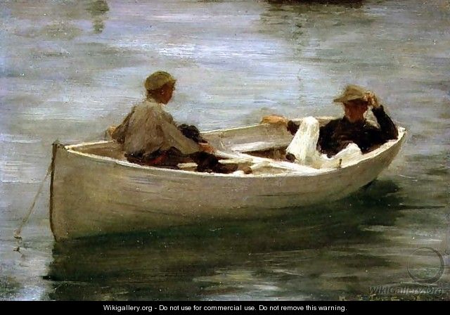 In the Rowing Boat, 1898 - Henry Scott Tuke