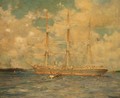 A French Barque in Falmouth Bay, 1902 - Henry Scott Tuke