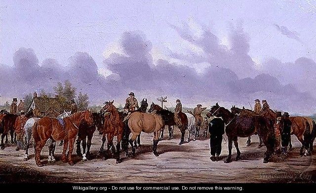 The Irish Horse Fair - F.C. Turner